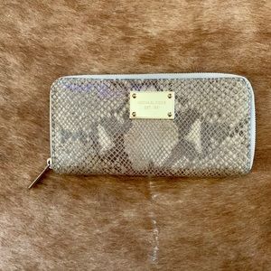 Authentic Michael Kors Zip Wallet - image 1